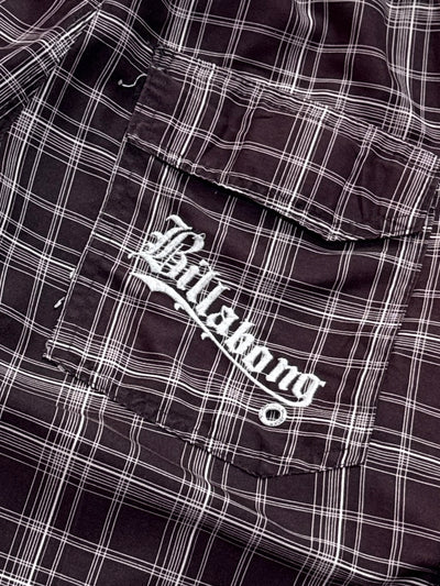 Vintage Y2K Billabong Plaid Boardshorts (34")