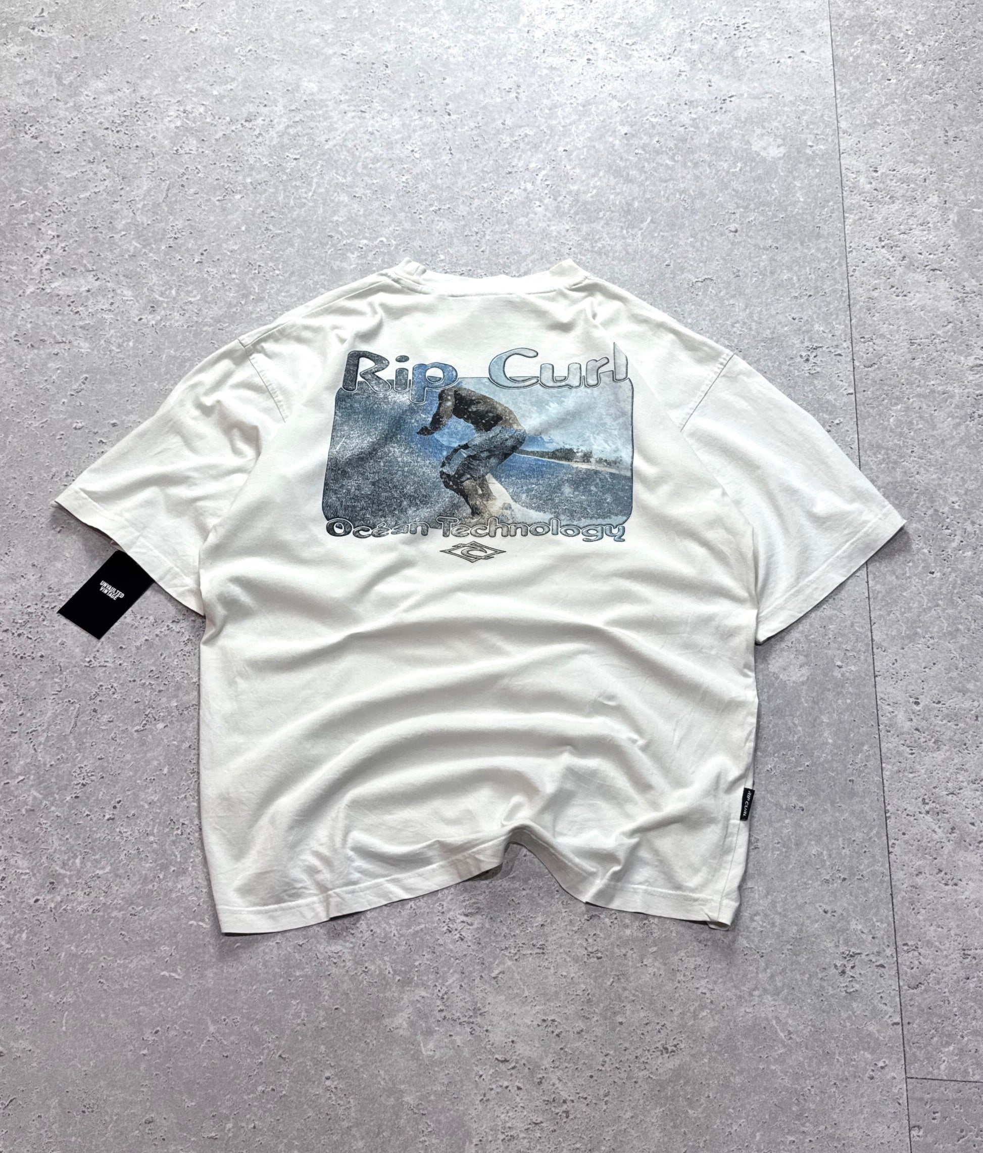 Vintage 90s Ripcurl Surfwear Ocean Technology Tee (L)