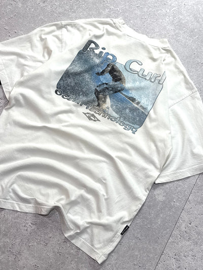 Vintage 90s Ripcurl Surfwear Ocean Technology Tee (L)