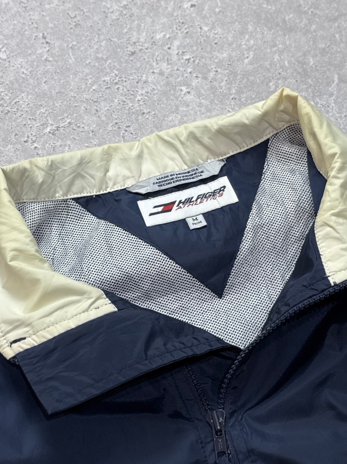 Vintage 90s Tommy Hilfiger Athletics Windbreaker Jacket (L)