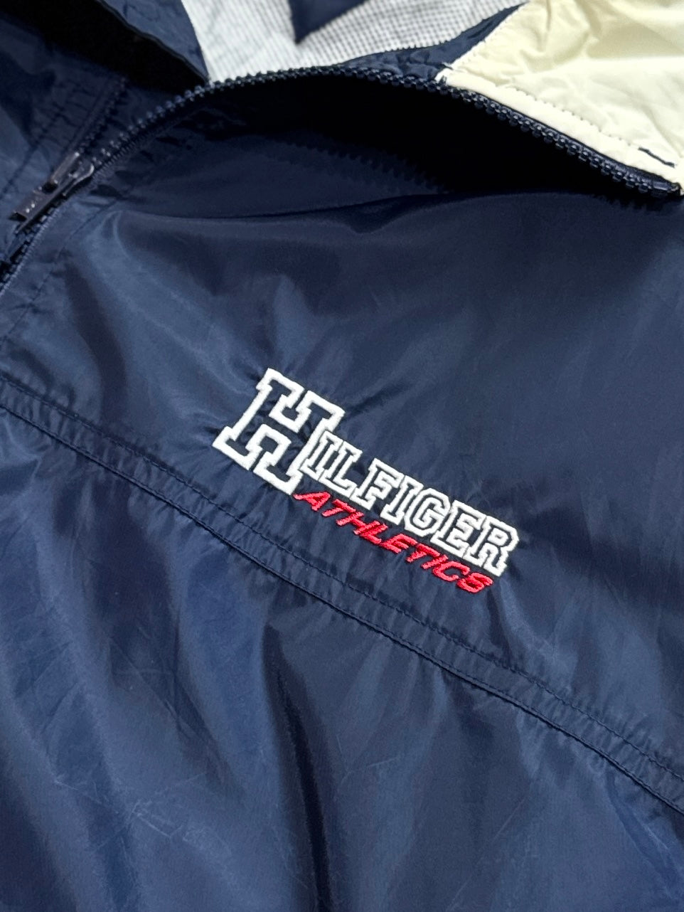 Vintage 90s Tommy Hilfiger Athletics Windbreaker Jacket (L)