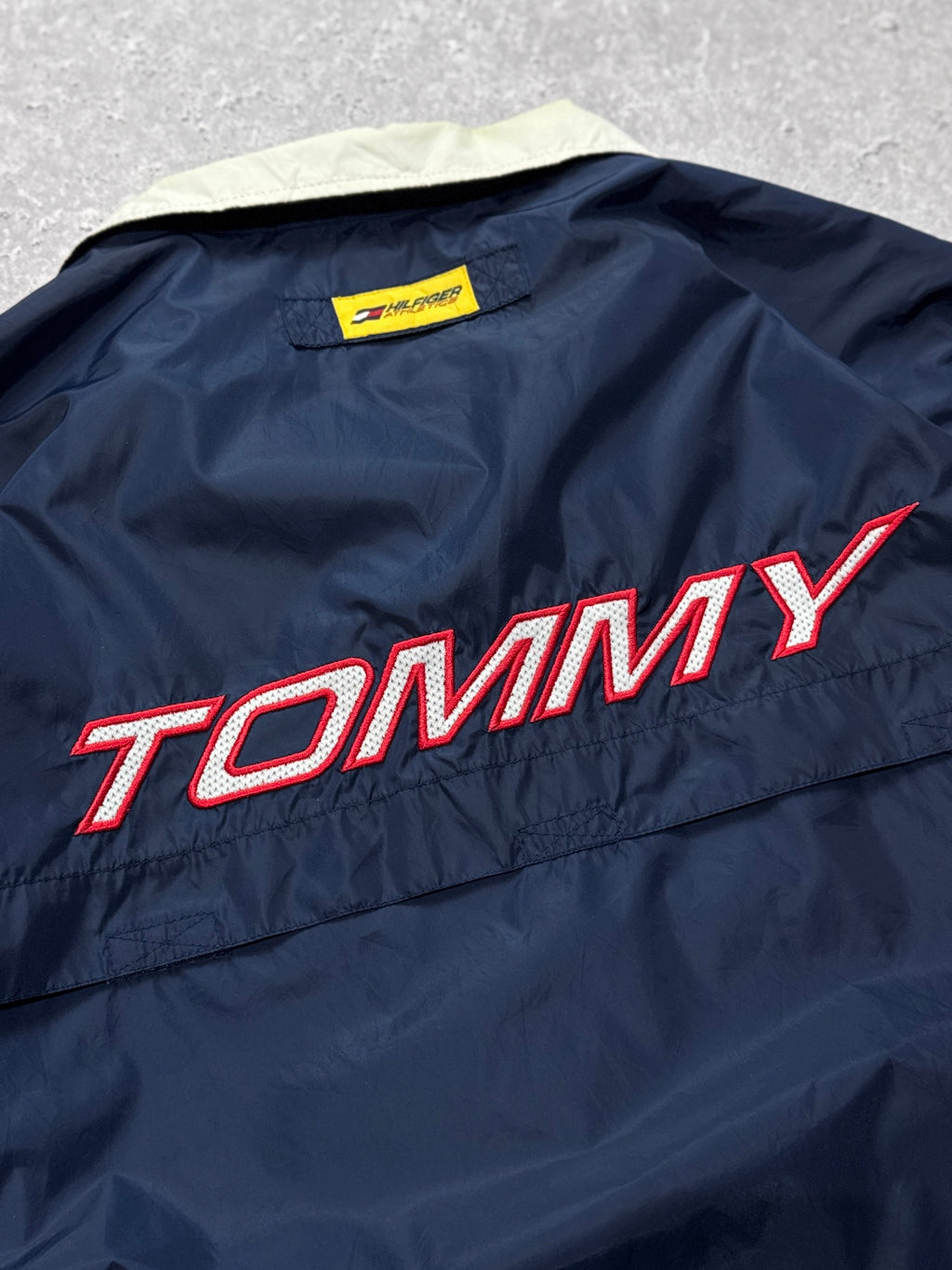 Vintage 90s Tommy Hilfiger Athletics Windbreaker Jacket (L)