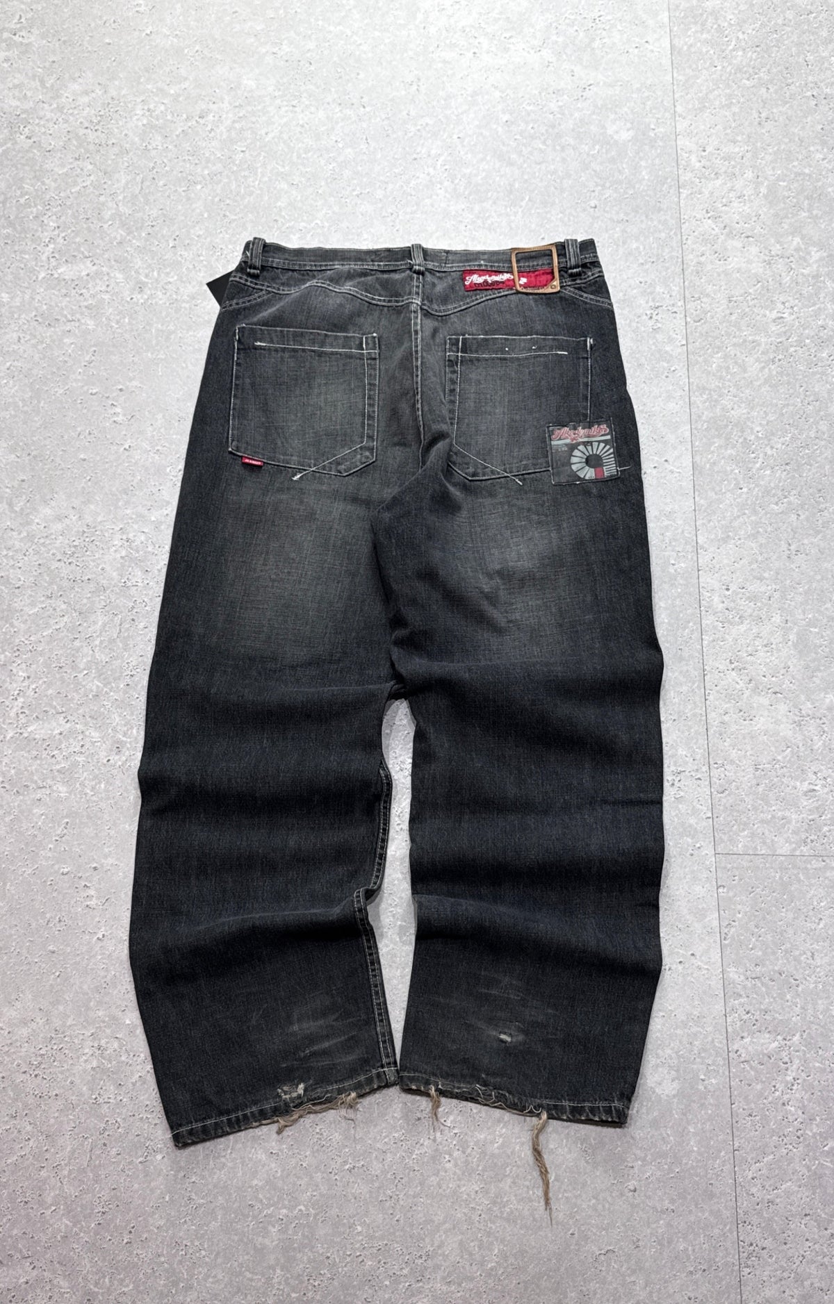 Vintage Y2K Alkademik Graphic Skate Jeans (36")