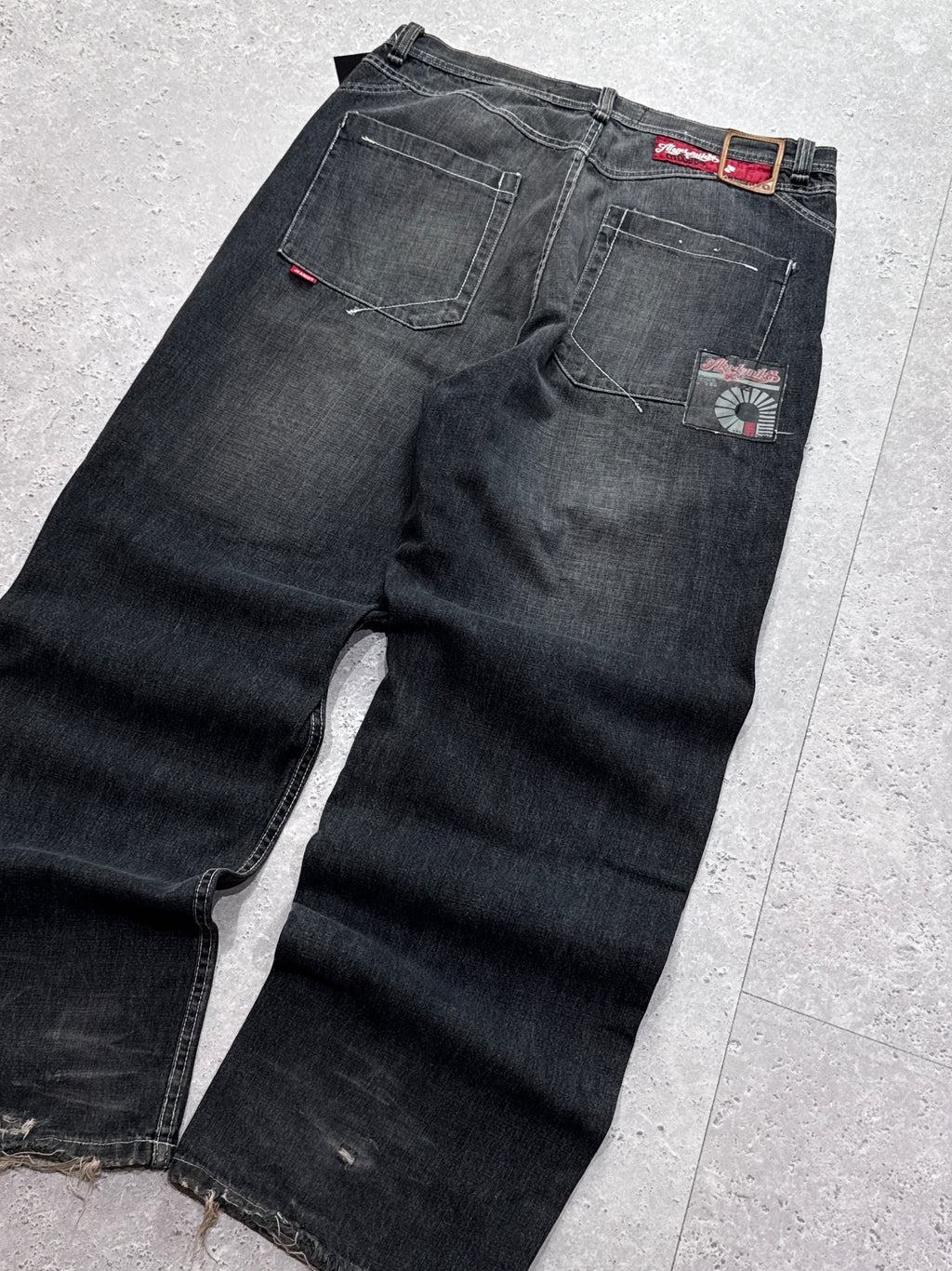 Vintage Y2K Alkademik Graphic Skate Jeans (36")