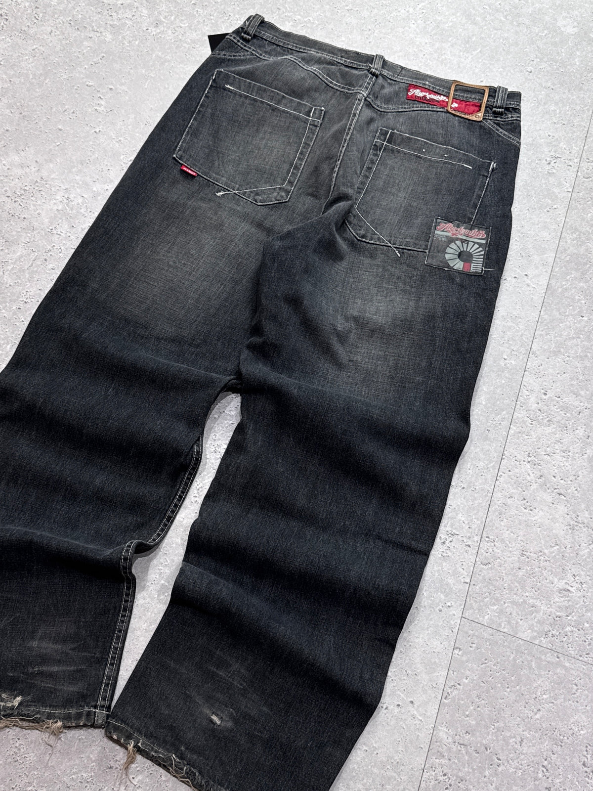 Vintage Y2K Alkademik Graphic Skate Jeans (36")