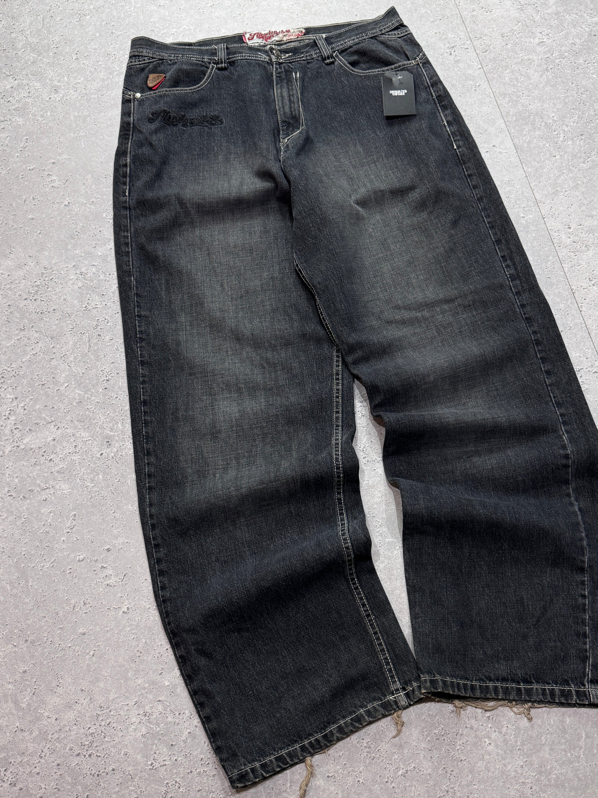 Vintage Y2K Alkademik Graphic Skate Jeans (36")