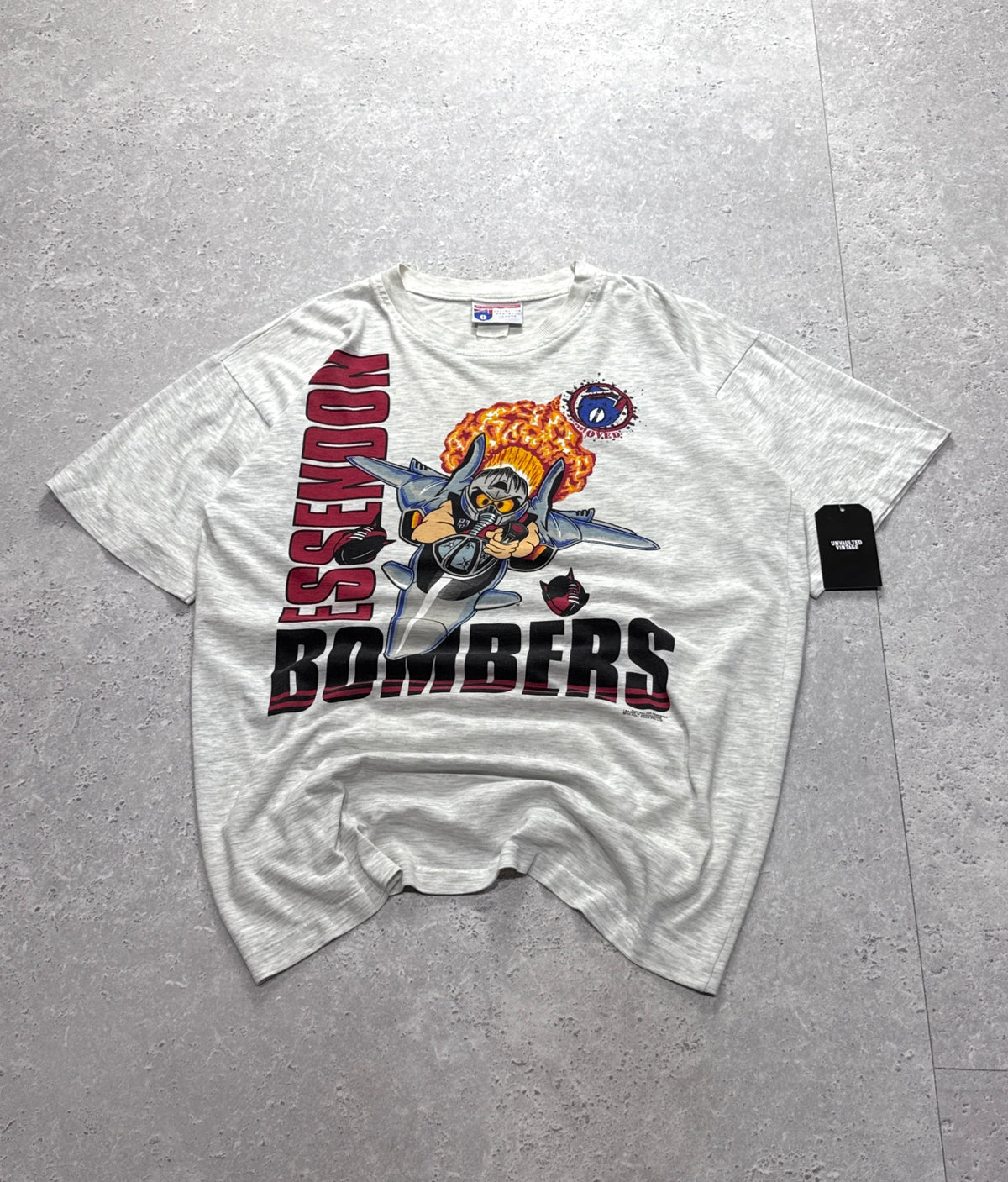 Vintage 90s Essendon Bombers AFL Graphic Tee (XL)