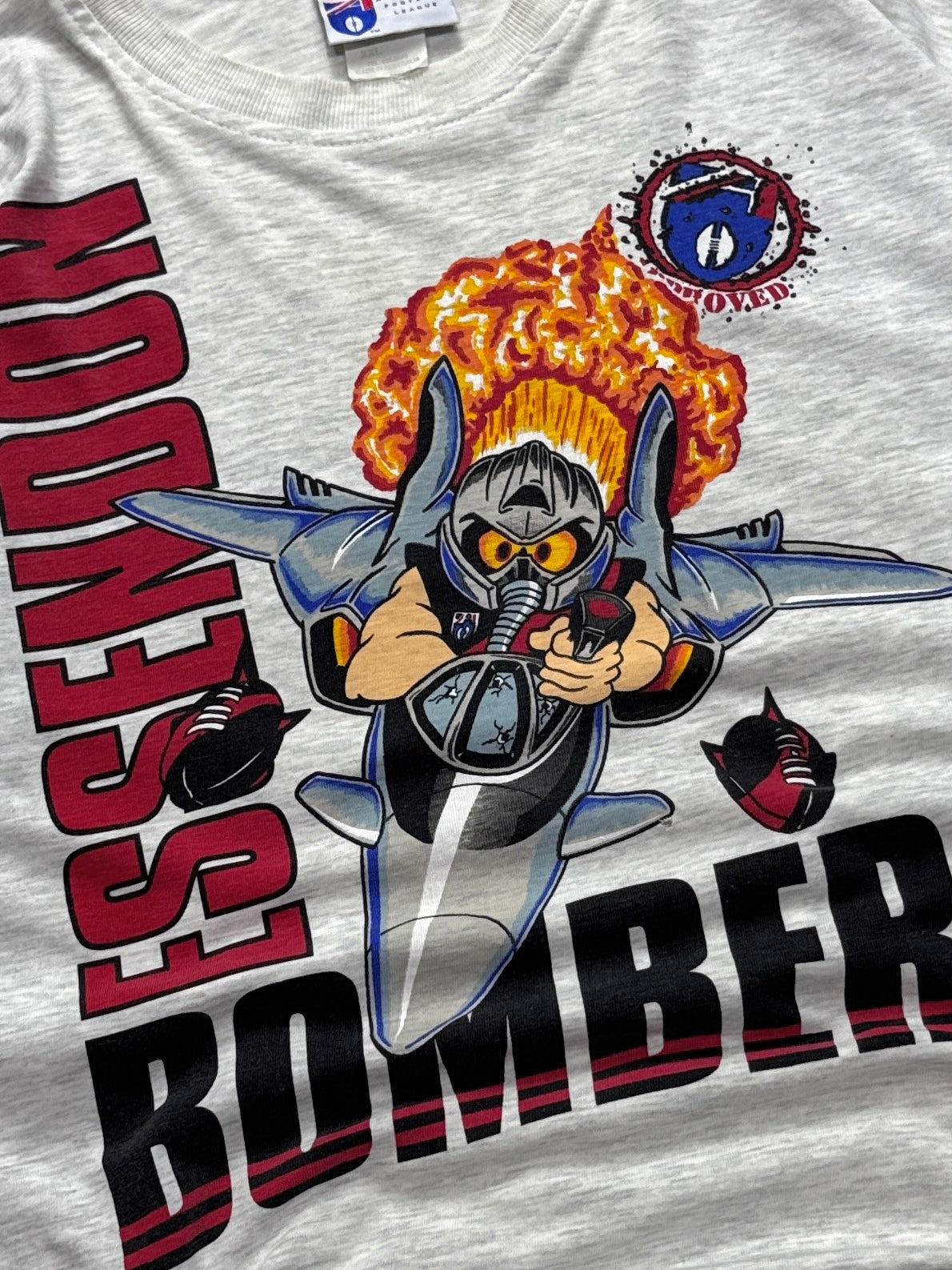 Vintage 90s Essendon Bombers AFL Graphic Tee (XL)