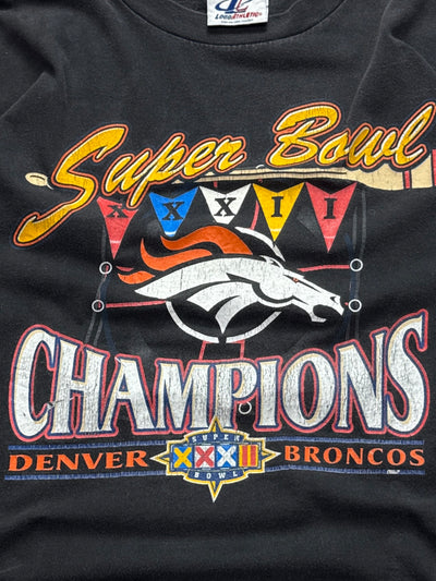 Vintage 90s Denver Broncos Superbowl NFL Tee (XL)