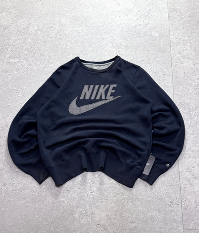 Vintage 2000s Nike Spellout Embroidered Sweater (M)