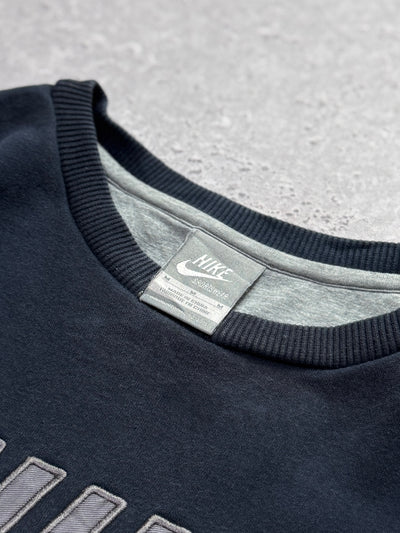Vintage 2000s Nike Spellout Embroidered Sweater (M)