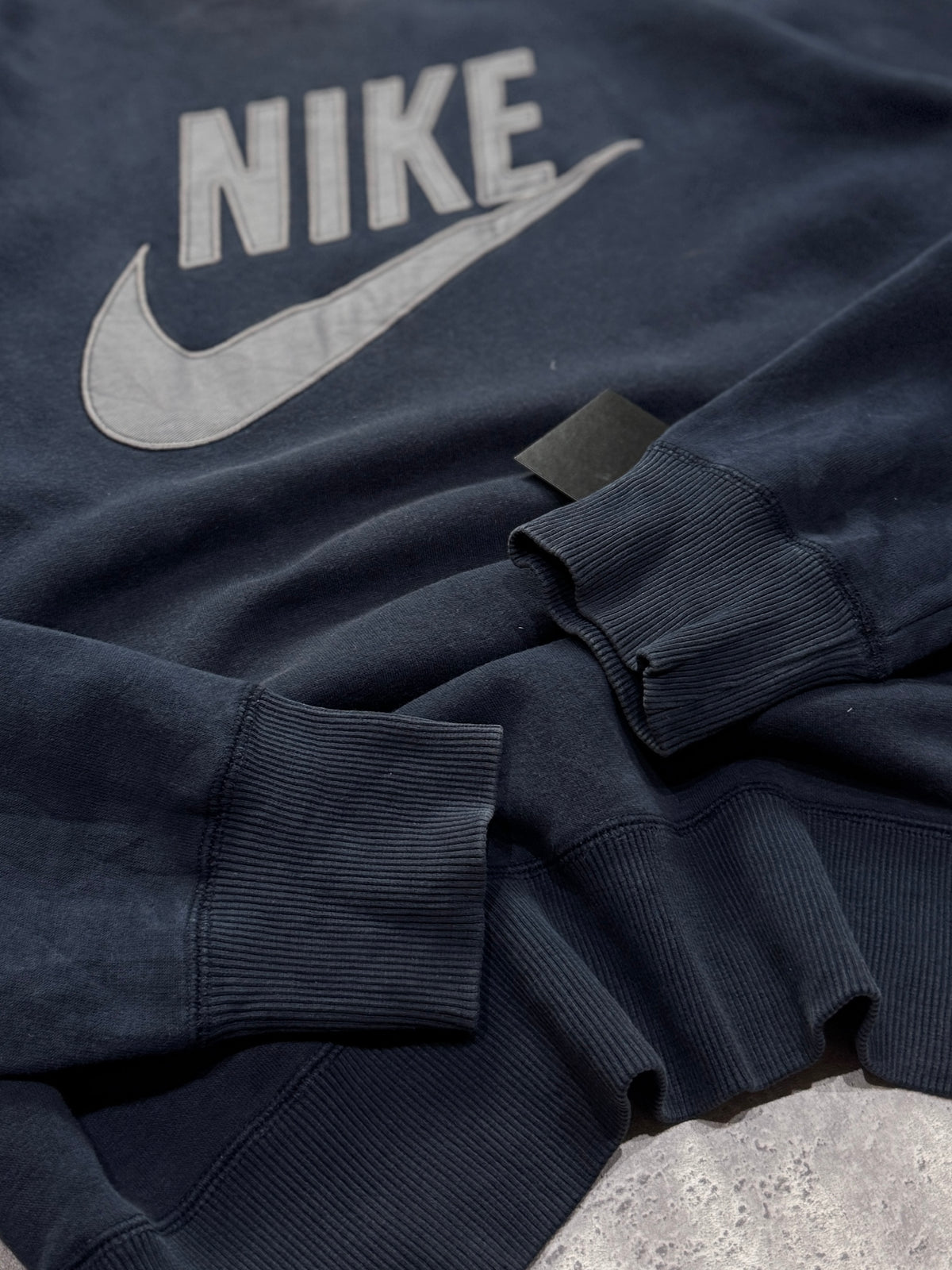 Vintage 2000s Nike Spellout Embroidered Sweater (M)
