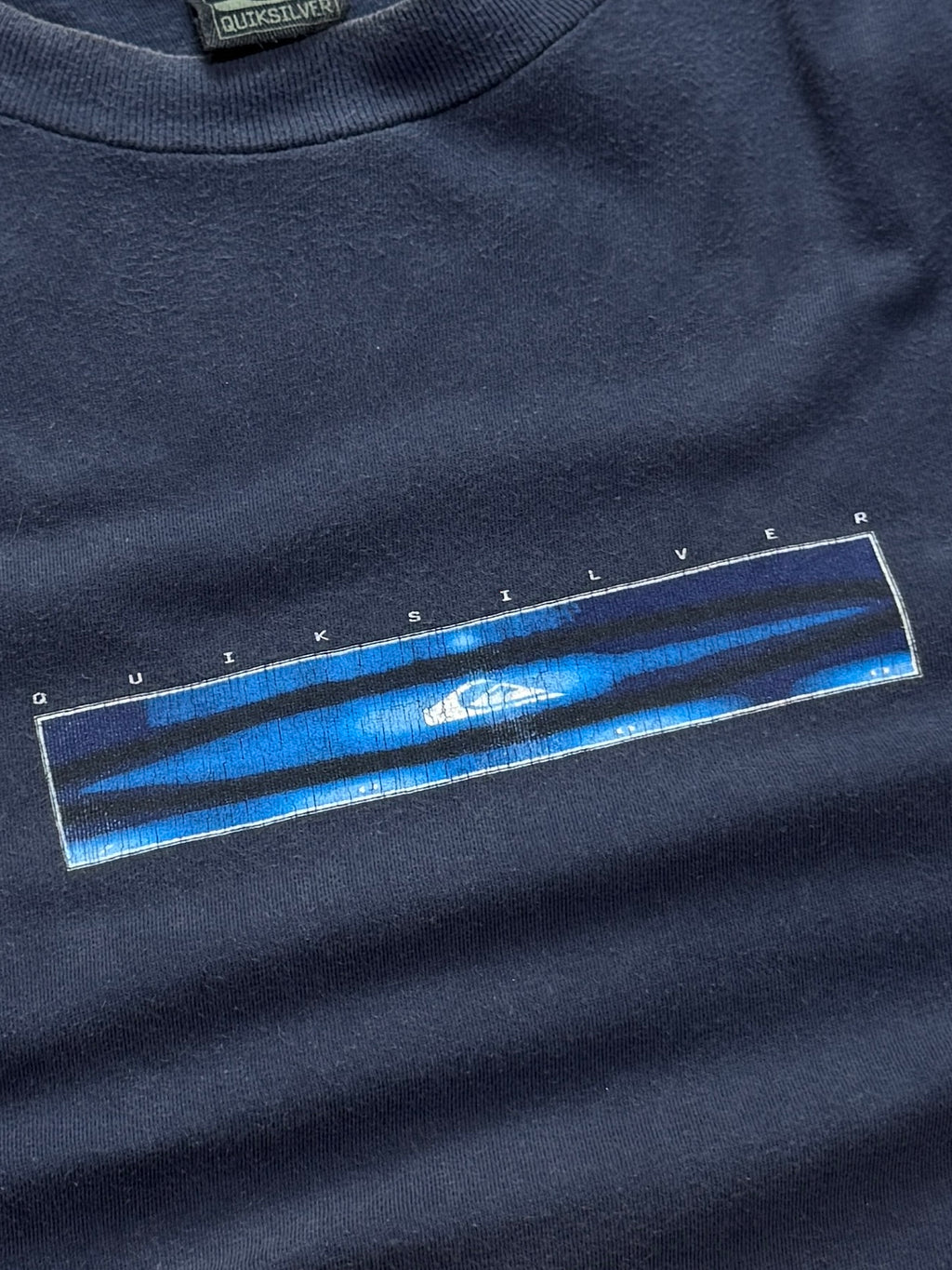 Vintage 2000s Quiksilver Spellout Tee (L)