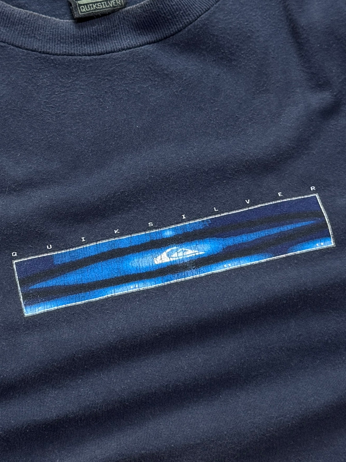 Vintage 2000s Quiksilver Spellout Tee (L)