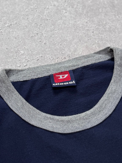 Vintage Y2K Diesel Ringer Tee (L)