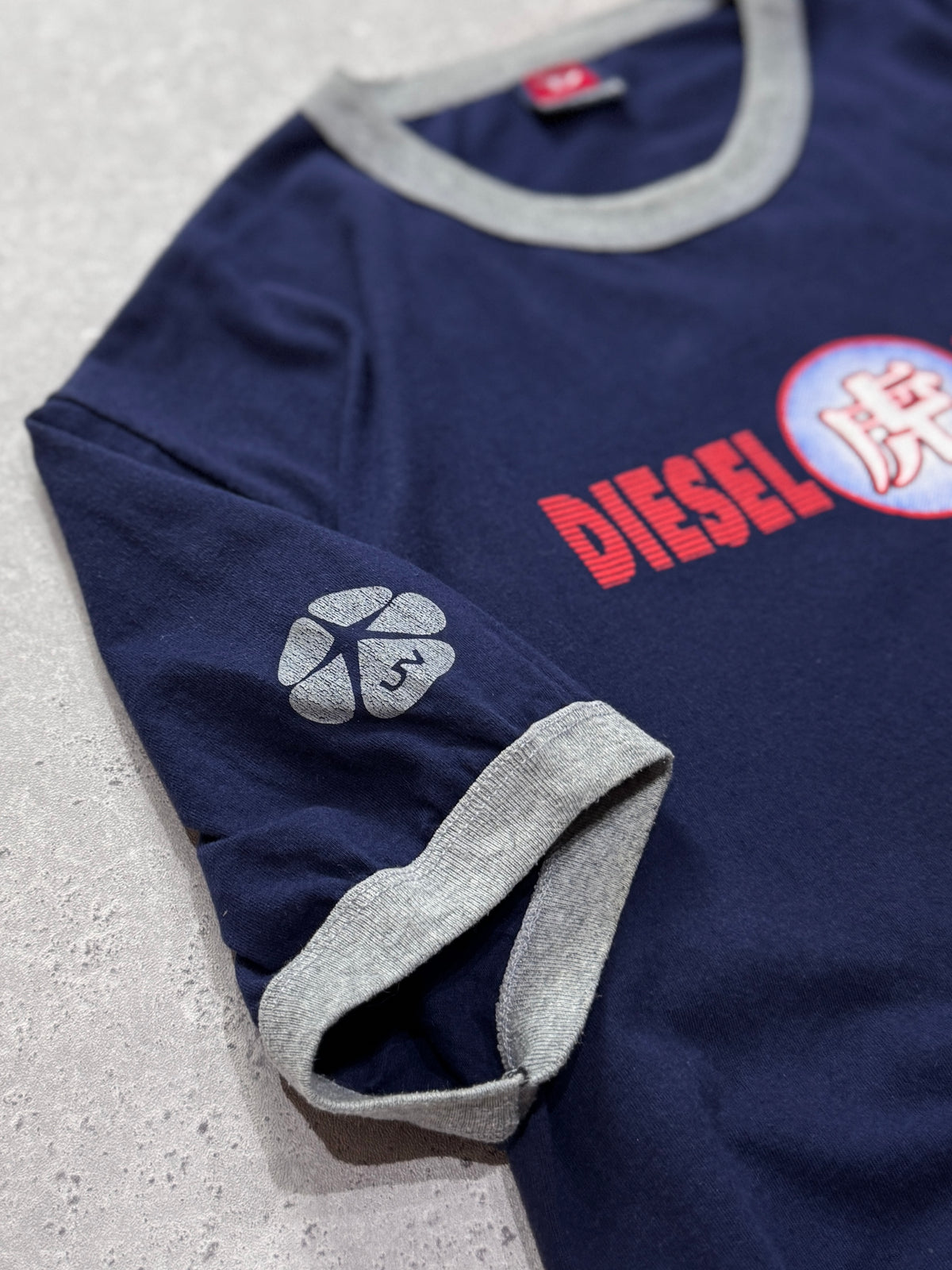 Vintage Y2K Diesel Ringer Tee (L)