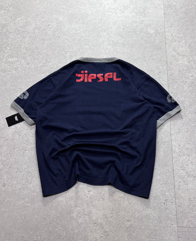 Vintage Y2K Diesel Ringer Tee (L)