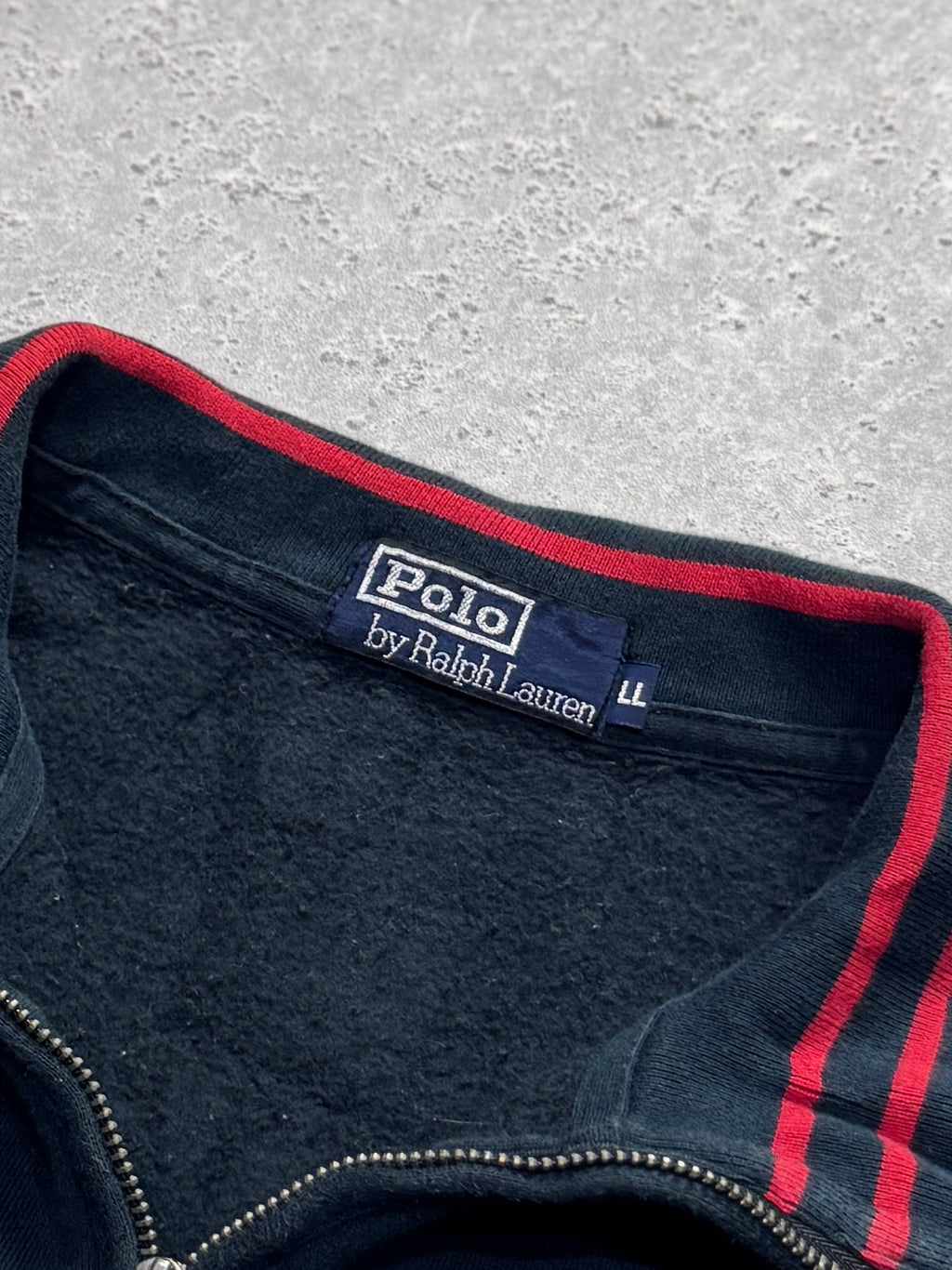Vintage Polo Ralph Lauren Quarter Zip Sweater (XL)