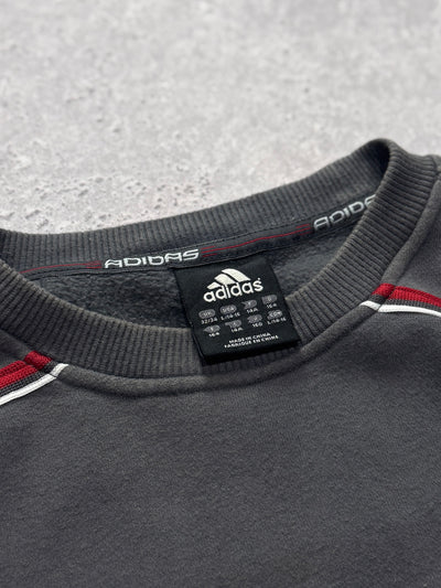 Vintage 2000s Adidas Spellout Embroidered Sweater (M)