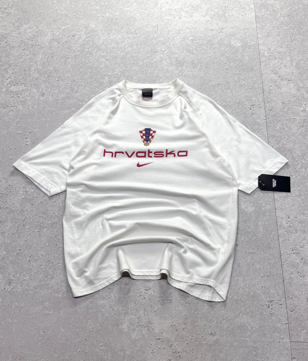 Vintage 2000s Nike X Croatia Football Tee (M)