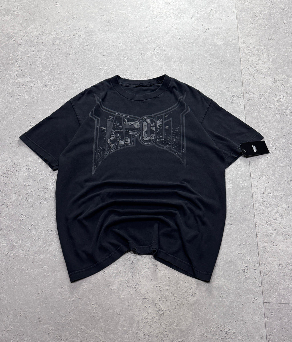 Vintage Y2K Tapout Affliction Spellout Tee (L)