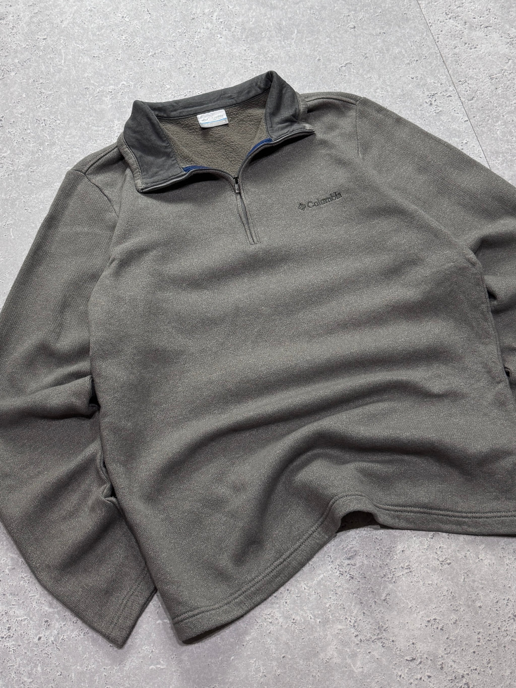 Vintage 2000s Columbia Quarter Zip Sweater (M)