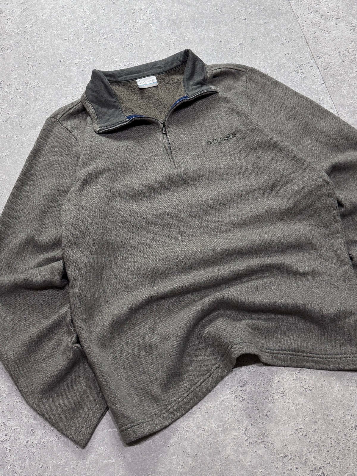 Vintage 2000s Columbia Quarter Zip Sweater (M)