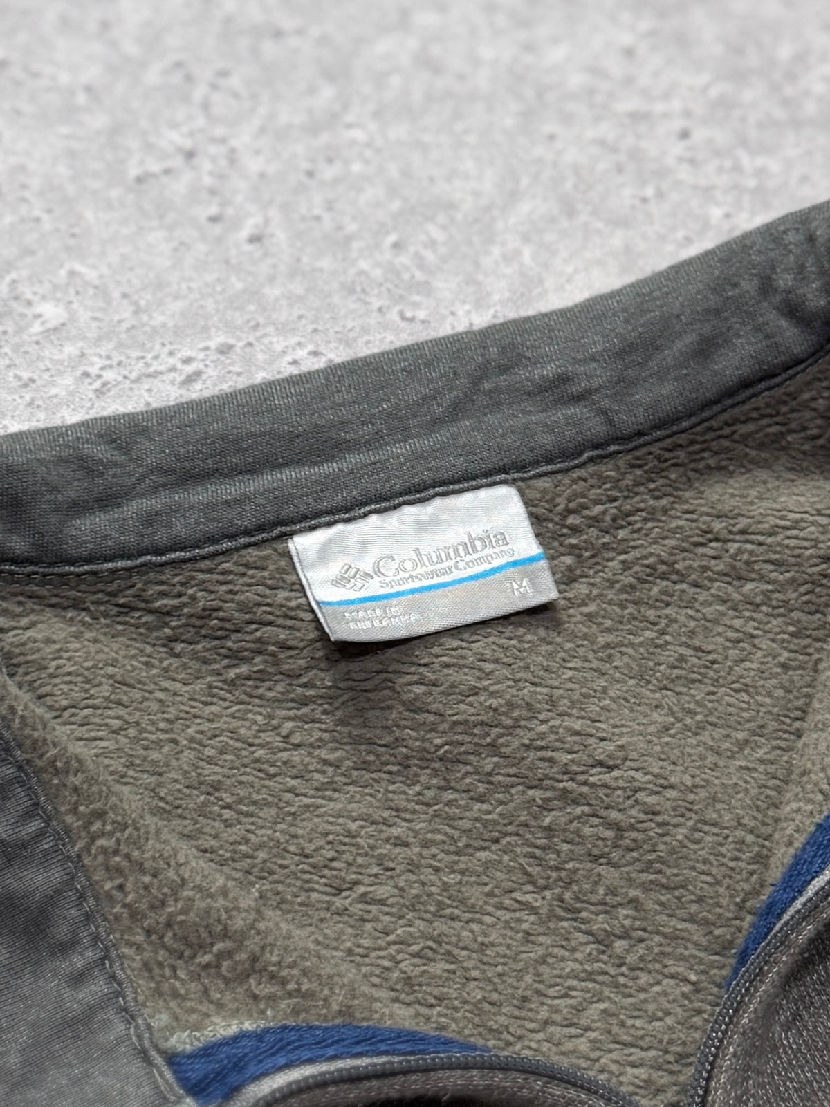Vintage 2000s Columbia Quarter Zip Sweater (M)