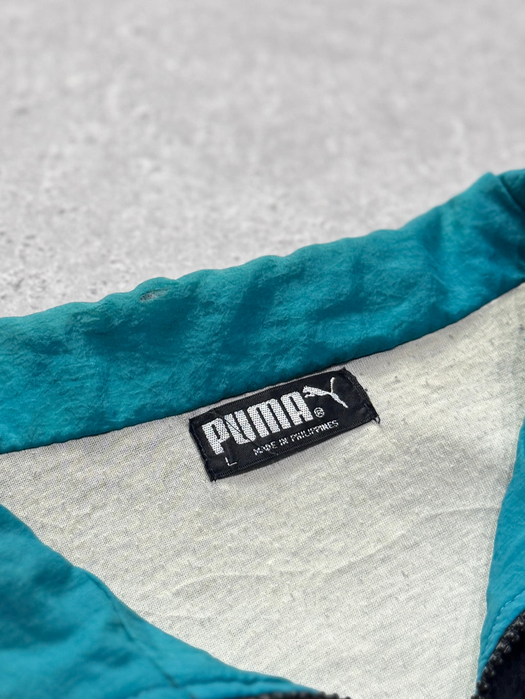 Vintage 90s Puma Colourblock Windbreaker Jacket (L)