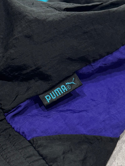 Vintage 90s Puma Colourblock Windbreaker Jacket (L)