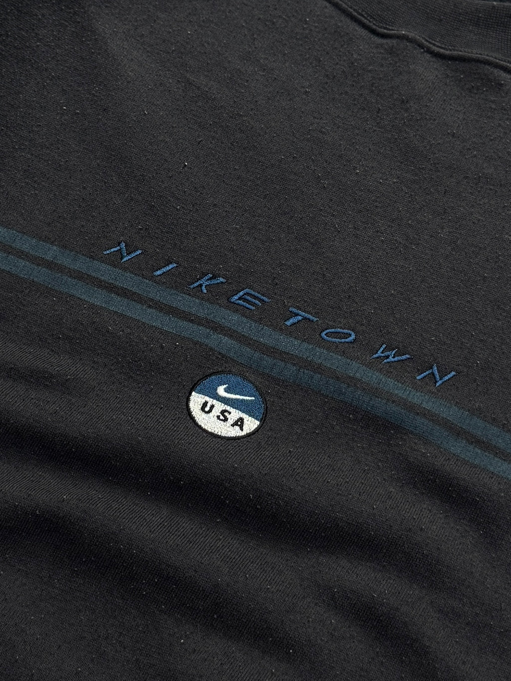 Vintage 90s Nike Town Spellout Sweater (XL)