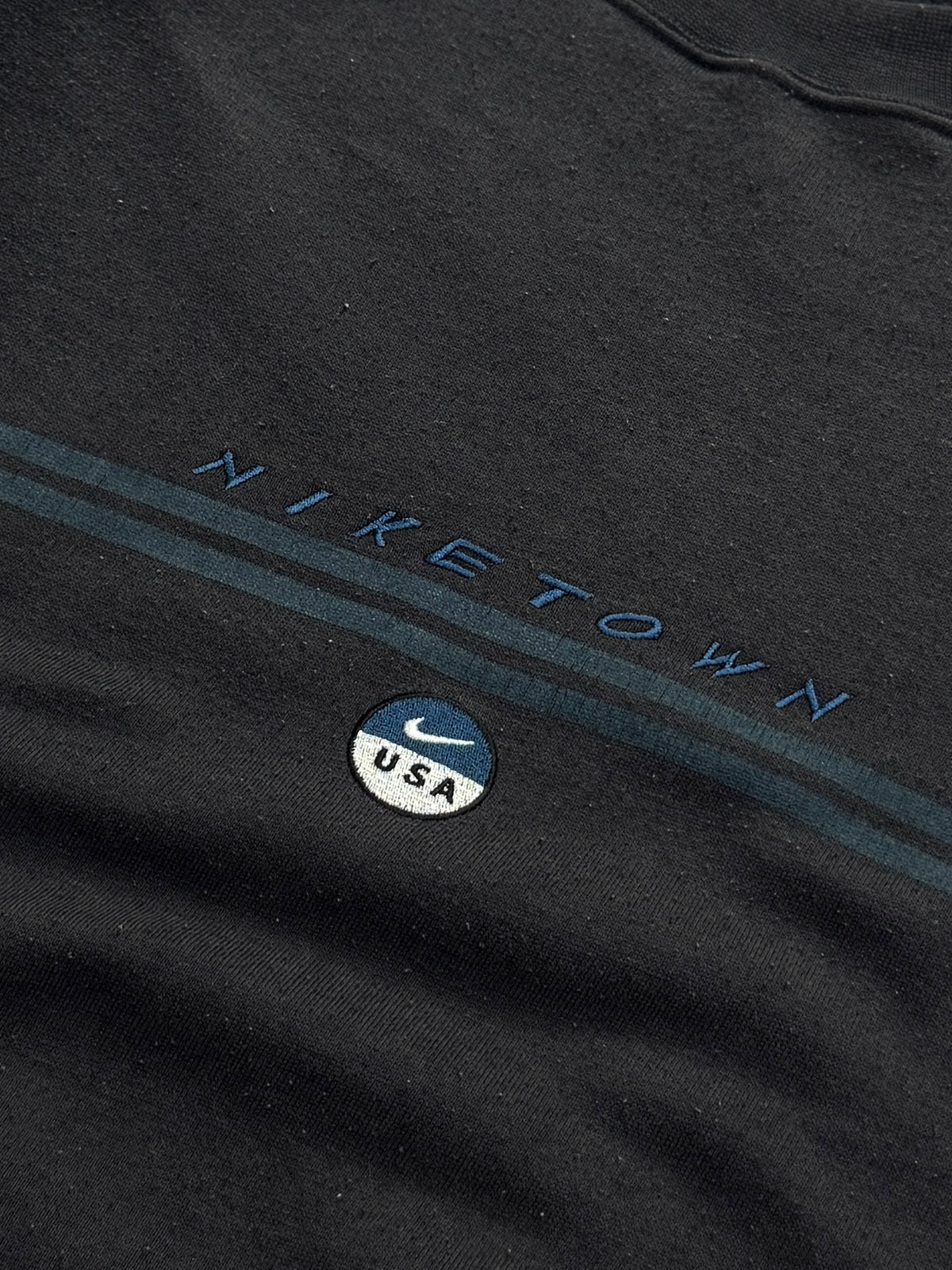 Vintage 90s Nike Town Spellout Sweater (XL)