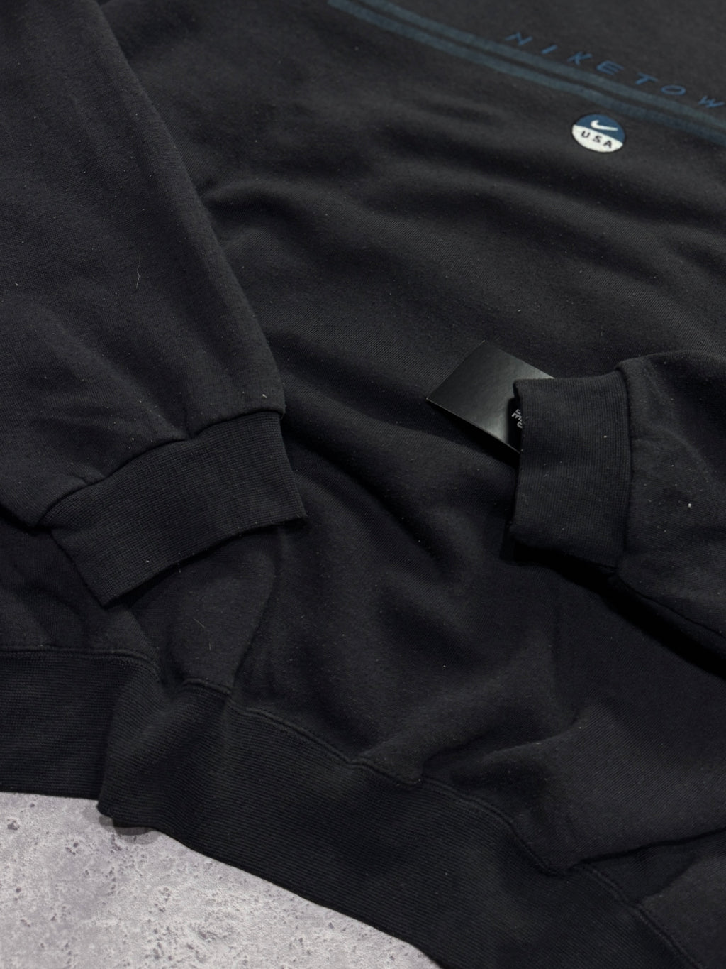 Vintage 90s Nike Town Spellout Sweater (XL)