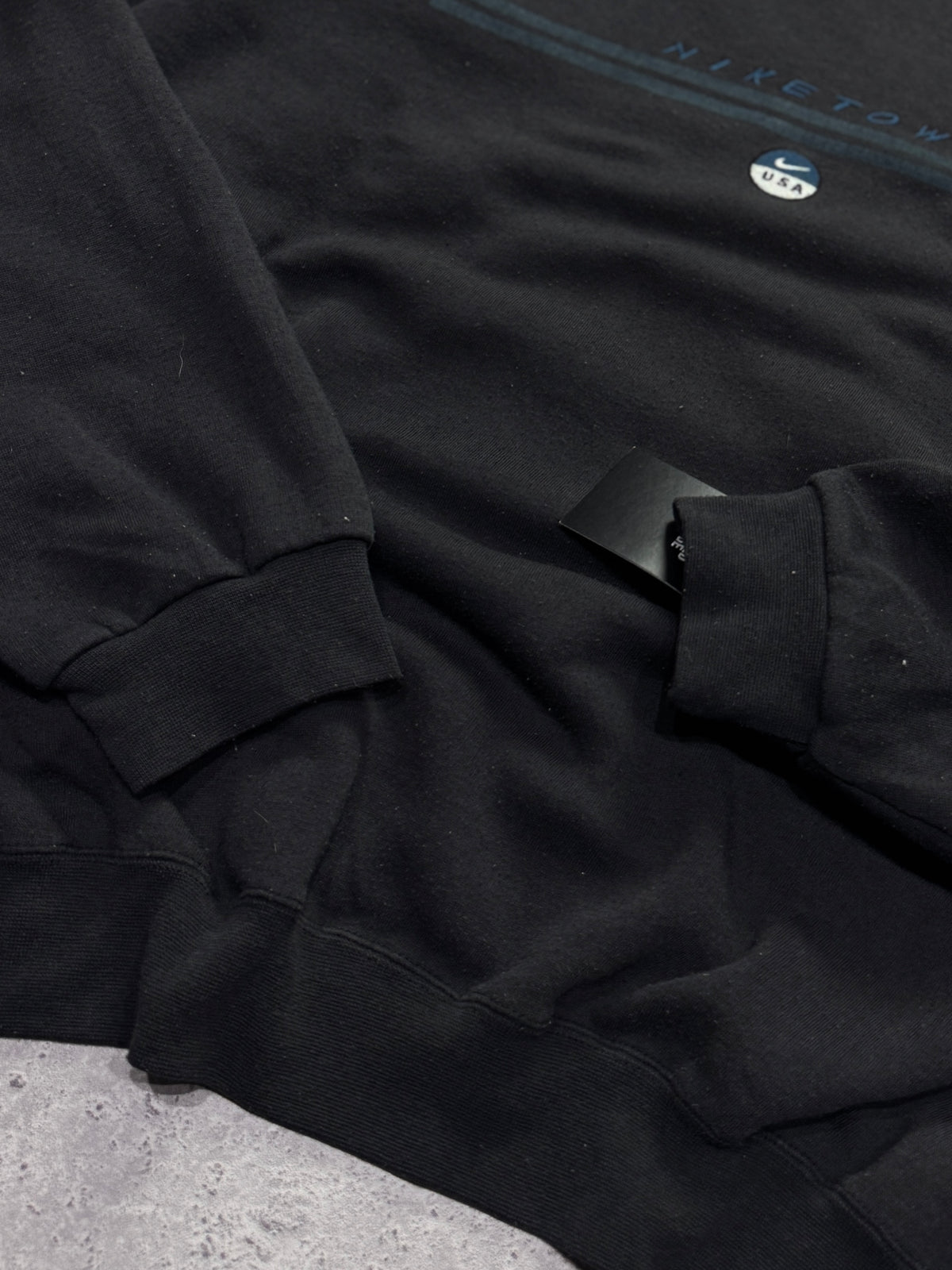 Vintage 90s Nike Town Spellout Sweater (XL)