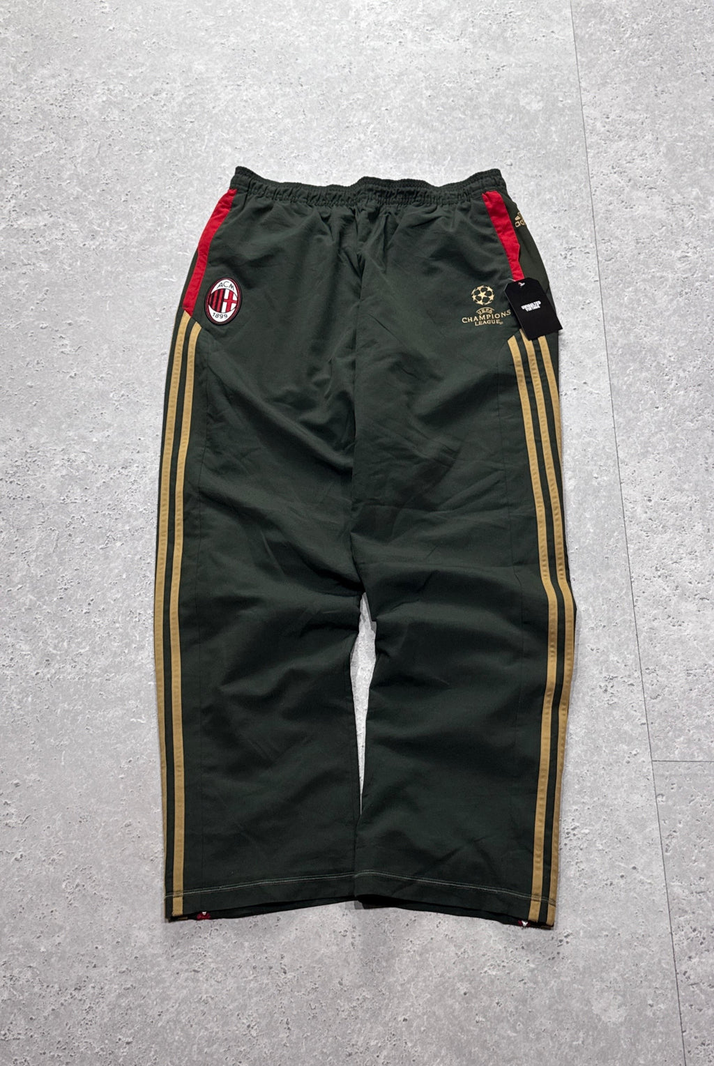 Vintage 2000s Adidas X AC Milan Football Track Pants (M)
