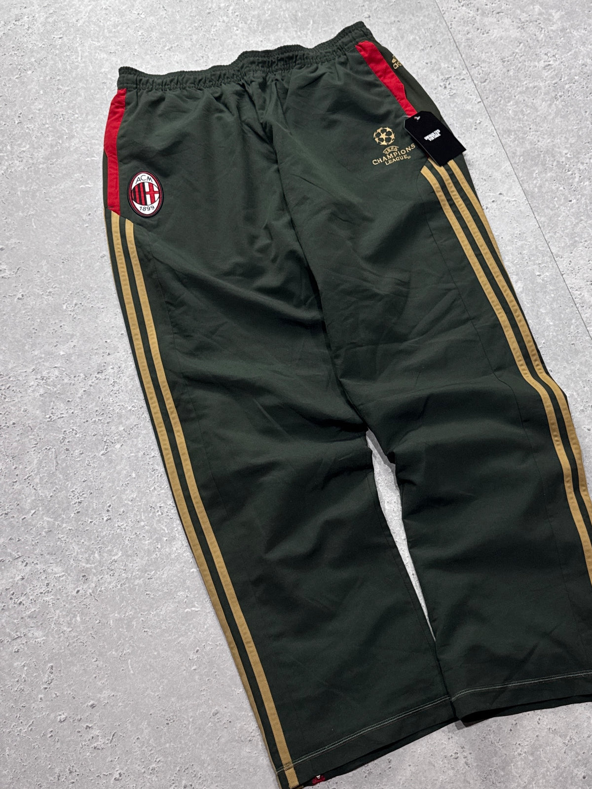 Vintage 2000s Adidas X AC Milan Football Track Pants (M)