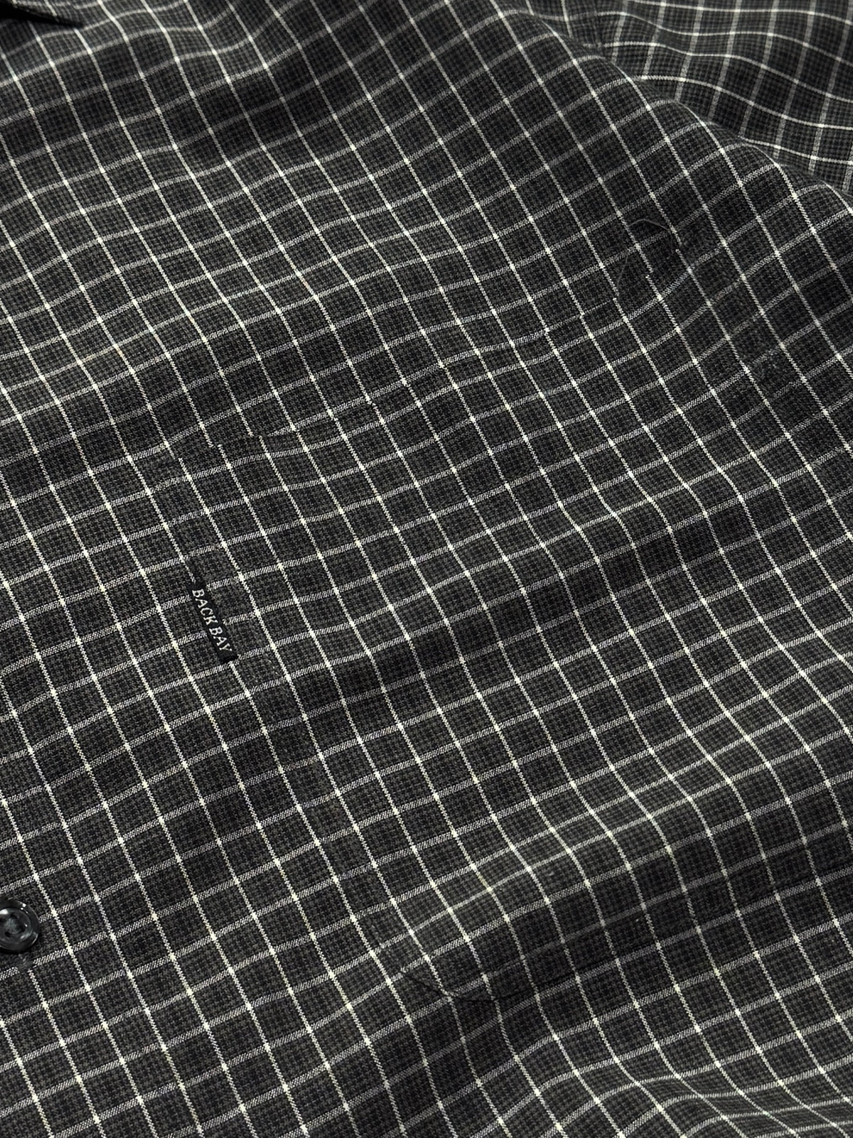 Vintage 2000s Plaid Button Up Shirt (XL)
