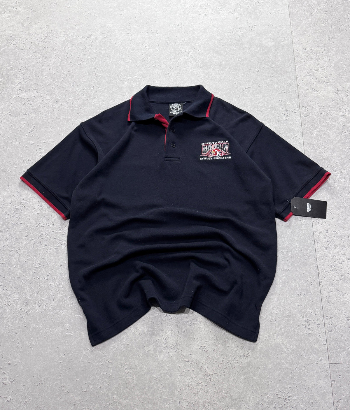 Vintage 2002/03 Sydney Roosters NRL Grand Final Polo Shirt (L)