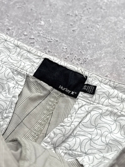 Vintage Y2K Hurley Plaid Skate Shorts (30”)