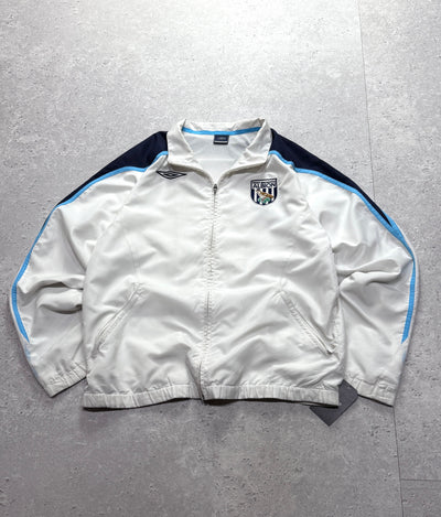 2000s Umbro X West Bromwich Albion Football Windbreaker Jacket (L)