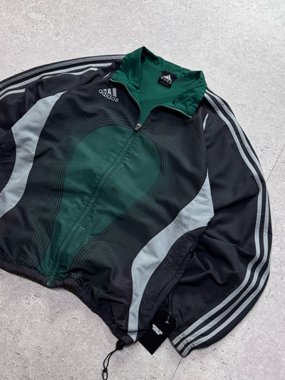 Vintage Y2K Adidas Futbol Windbreaker Jacket (M)