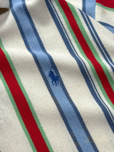 Vintage Polo Ralph Lauren Striped Polo Shirt (L)