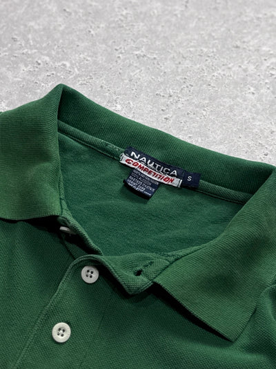 Vintage 90s Nautica Competition Long Sleeve Polo Shirt (M)