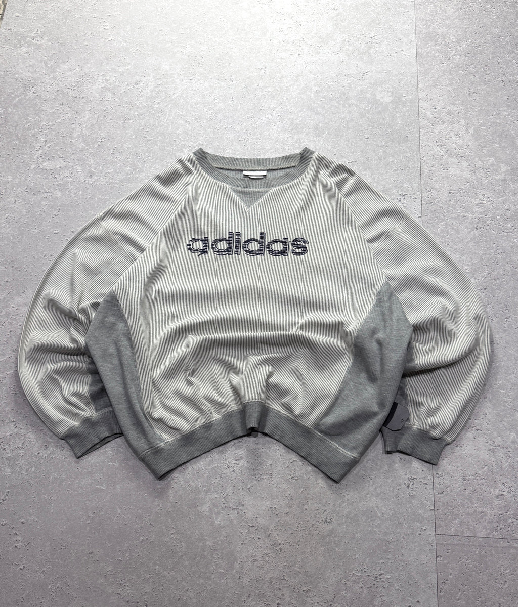 Vintage 90s Adidas Spellout Sweater (L)