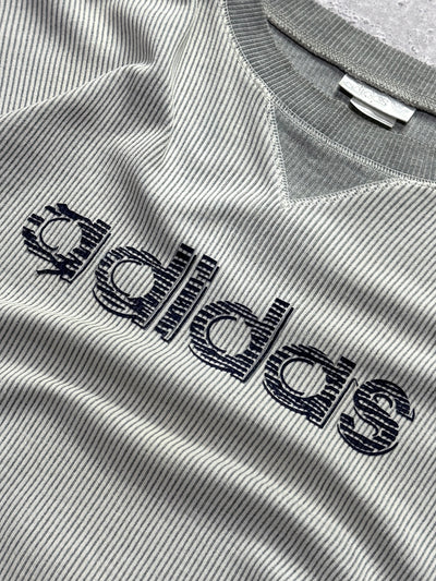Vintage 90s Adidas Spellout Sweater (L)
