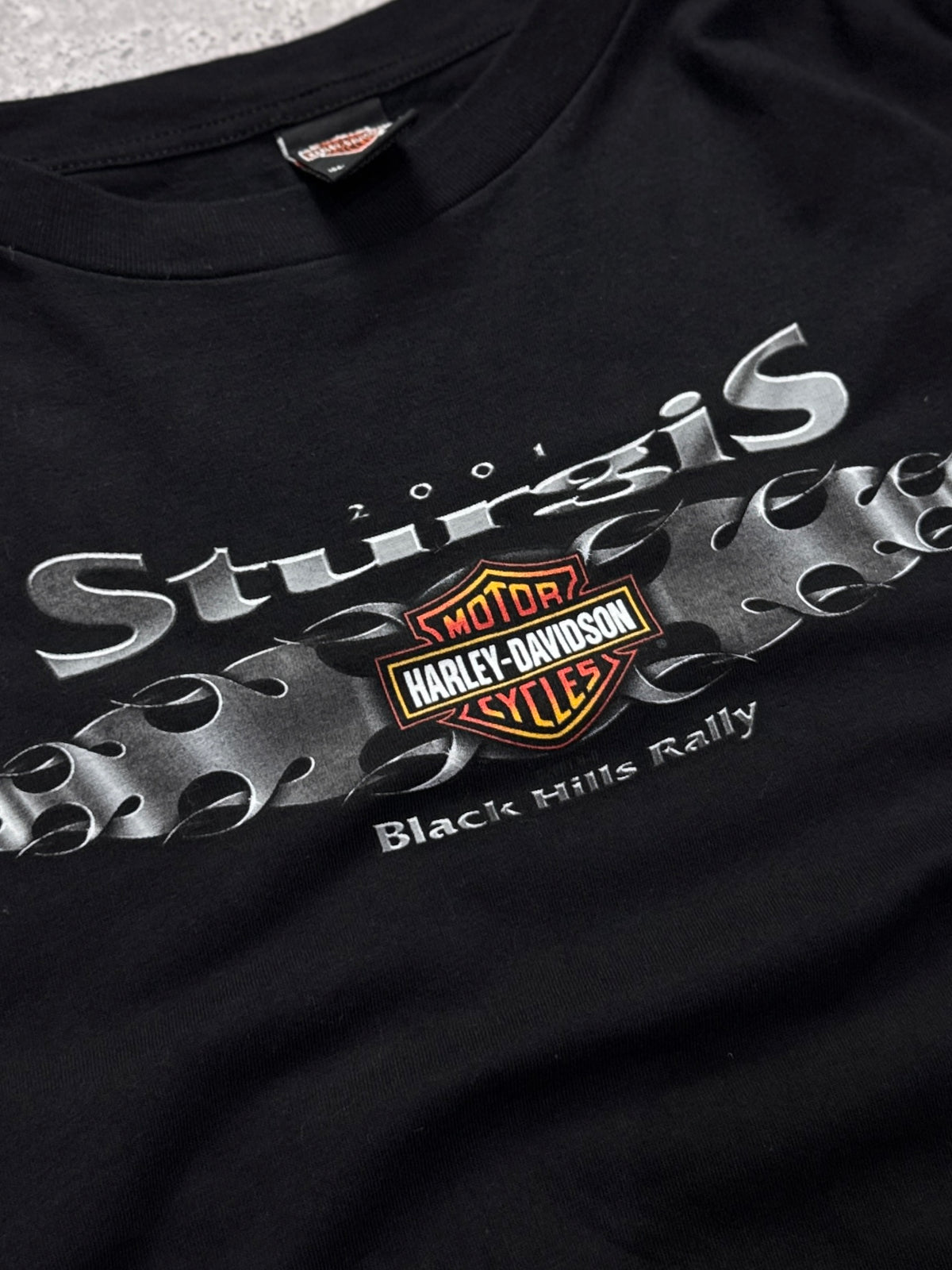 Vintage 2001 Harley Davidson Sturgis Bike Rally Tee (XL)