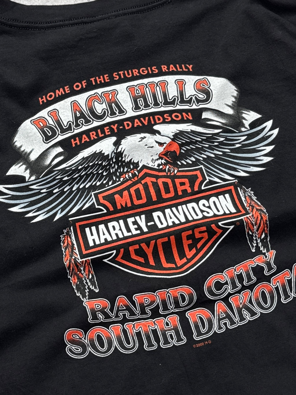 Vintage 2001 Harley Davidson Sturgis Bike Rally Tee (XL)