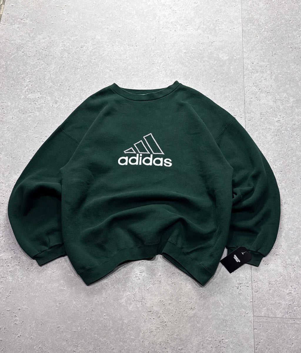 Vintage 90s Adidas Embroidered Sweater (XL)