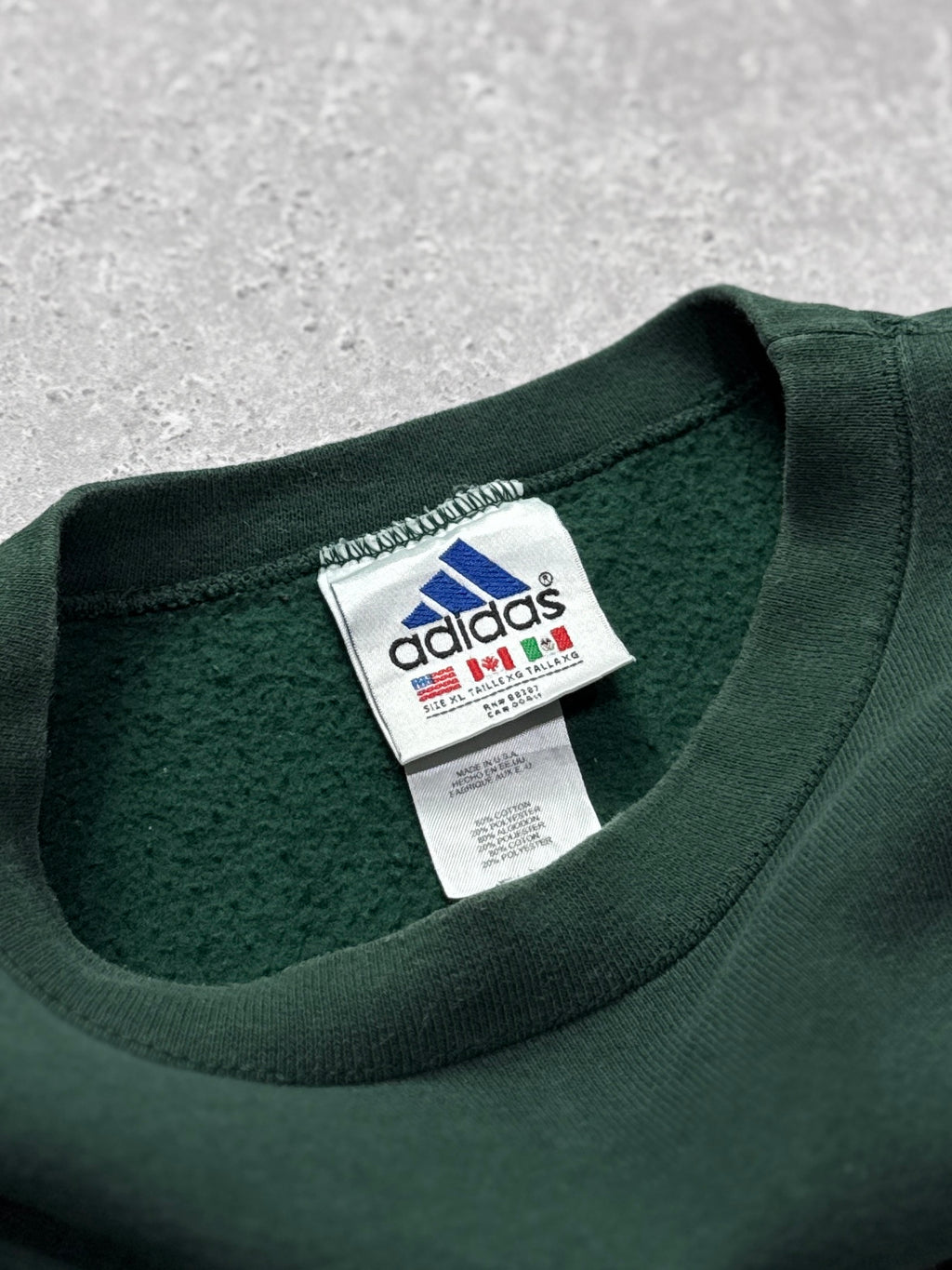 Vintage 90s Adidas Embroidered Sweater (XL)