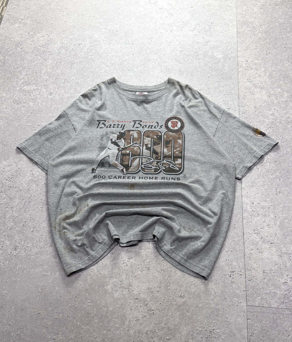 Vintage 2000s San Francisco Giants “Barry Bonds” MLB Player Tee (XXL)